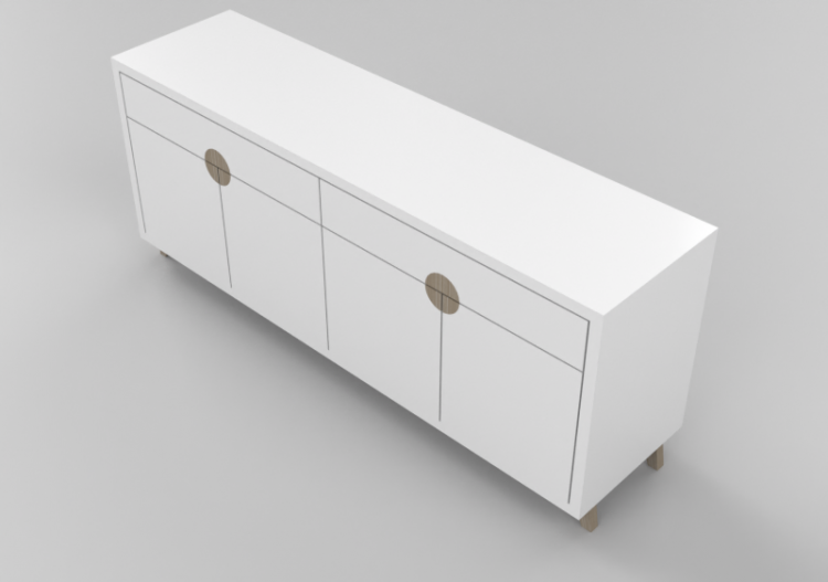 3D Furniture - Wooden Cabinet - Artzzi - Atlanta - ACCA...