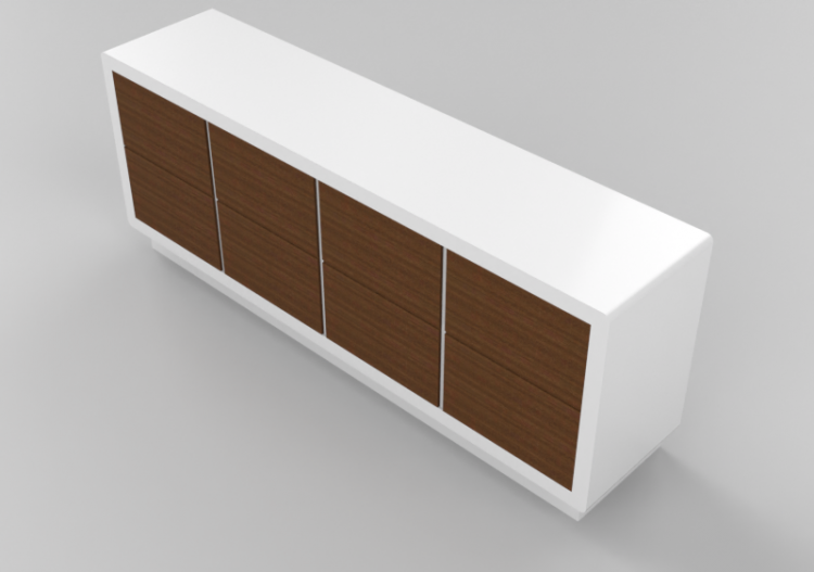 3D Möbel - Holzschrank - Artzzi - Clark - ACCA software