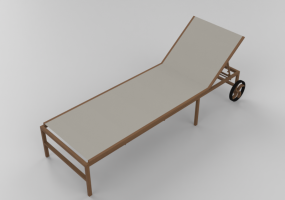 3D Deck chairs and sunbeds - Wooden Deck Chair - Artzzi - Panama