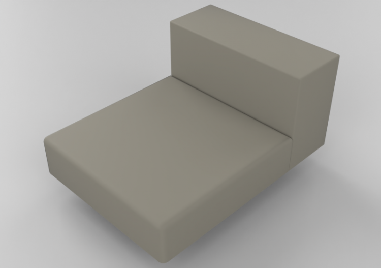 Cadeira 3D - Sofá componível - Extremis - ACCA software