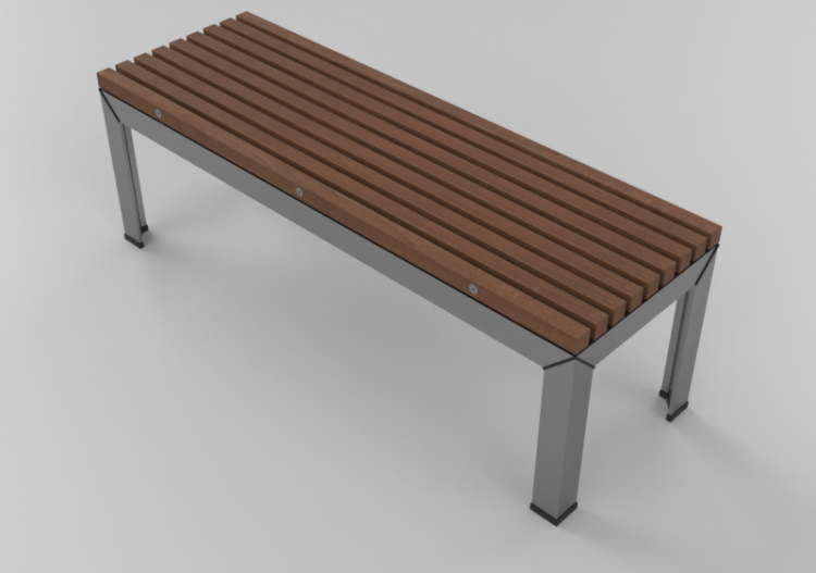 Panche 3D - Panca da giardino – Extremis - ACCA software