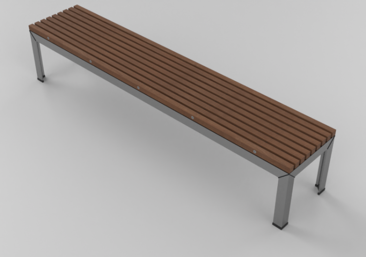 Panche 3D - Panca da giardino – Extremis - ACCA software
