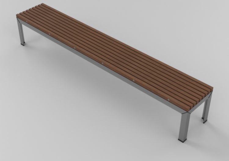 Panche 3D - Panca da giardino – Extremis - ACCA software