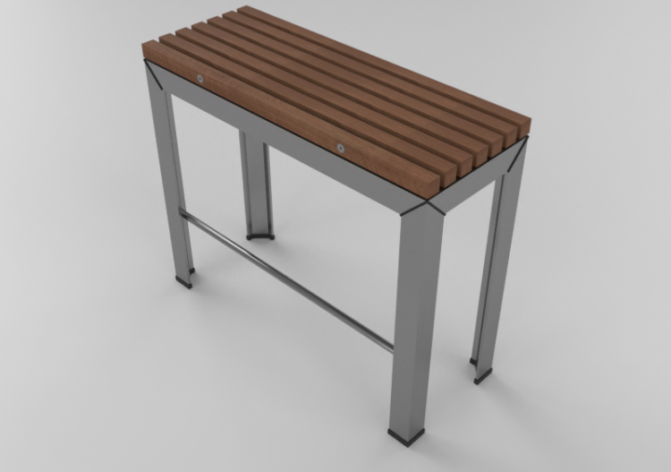 Panche 3D - Panca da giardino – Extremis - ACCA software