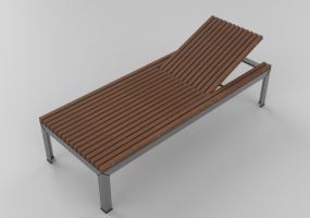 3D Deck chairs and sunbeds - External sunbed – Extremis