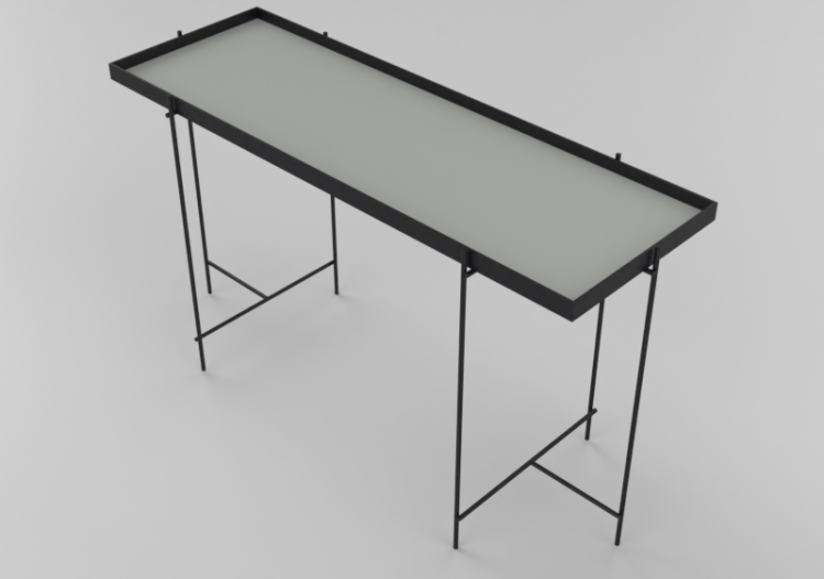 Mesas 3D - Mesa de madera lacada - Sala Bella - Gaya - ACCA...