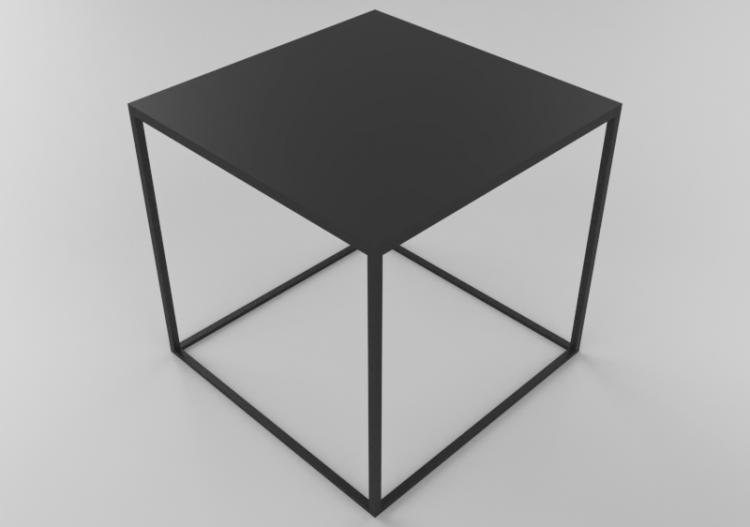 Mesas 3D - Mesa de madera lacada - Sala Bella - Cube - ACCA...