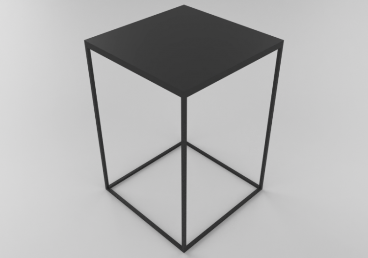 Mesas 3D - Mesa de madera lacada - Sala Bella - Cube - ACCA...