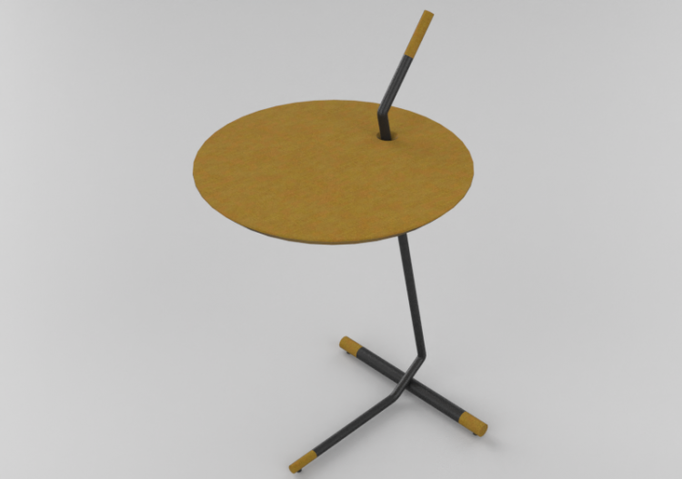 Mesas 3D - Mesa de madeira - Sala Bella - 1 - ACCA software
