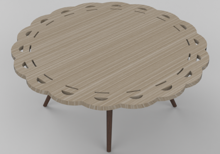 Tavoli 3D - Tavolo in legno - Sala Bella - Rendinha - ACCA...
