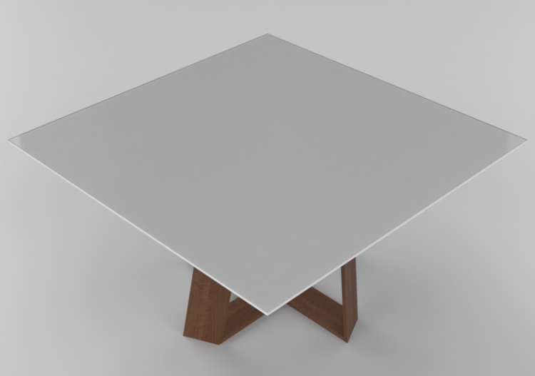 Mesas 3D - Mesa de madeira - Sala Bella - Spin - ACCA...