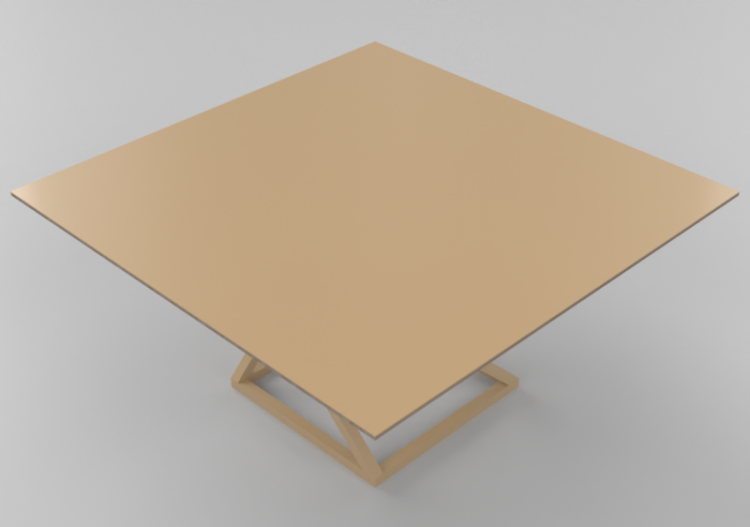 3D Tables - Laquered wood table - Sala Bella - Twister -...