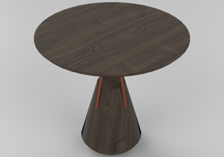 Mesas 3D - Mesa de madera - Sala Bella - Palme - ACCA...