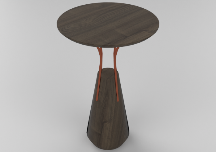 Mesas 3D - Mesa de madera - Sala Bella - Palme - ACCA...