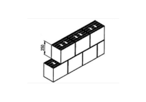 Bloque ladrillo perforado (300*200*250)