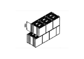 Light-weight clay hollow bricks (300*245*250) - MS 260