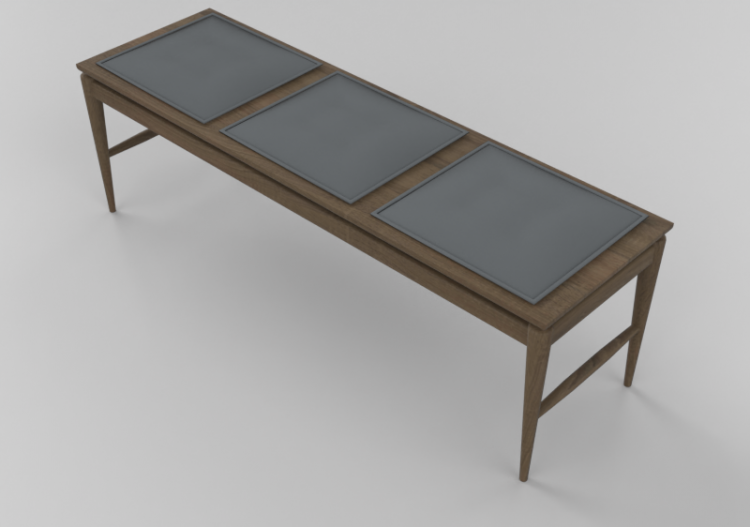 3D Chairs - Wooden Bench - Sala Bella - Dora - ACCA...