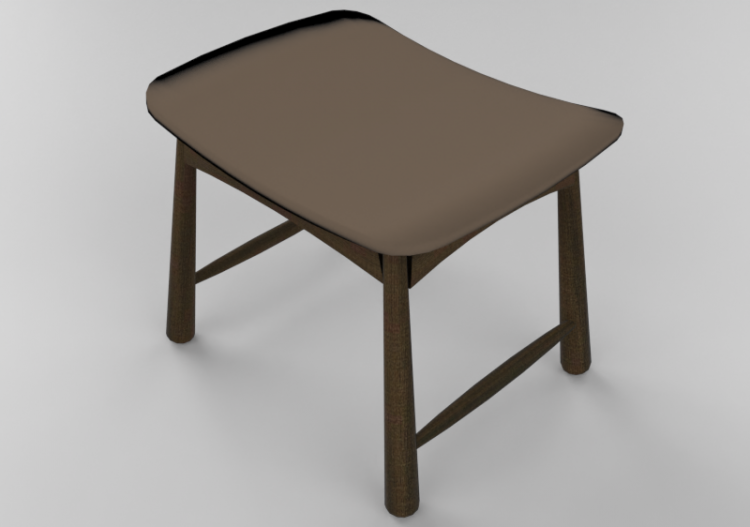 3D Stühle - Niedriger Holzhocker - Sala Bella - Lup - ACCA...