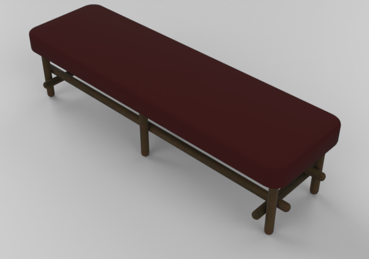 Sillas 3D - Banca de madera - Sala Bella - Musset - ACCA...