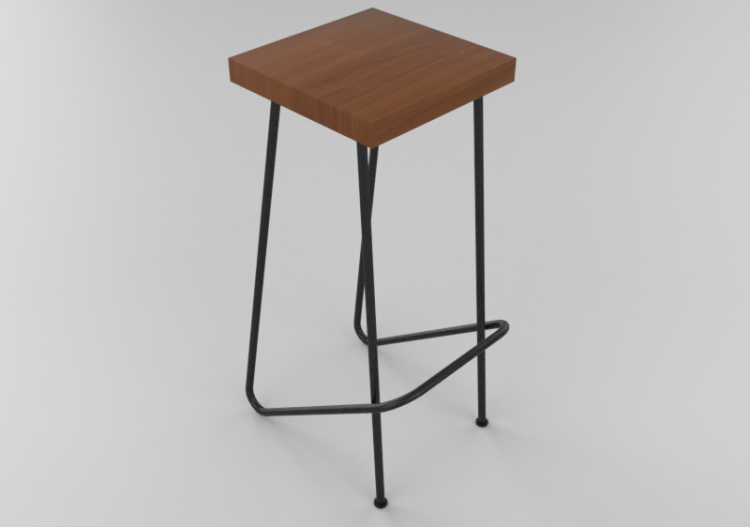 Sedie 3D - Sgabello in legno - Sala Bella - Blake - ACCA...