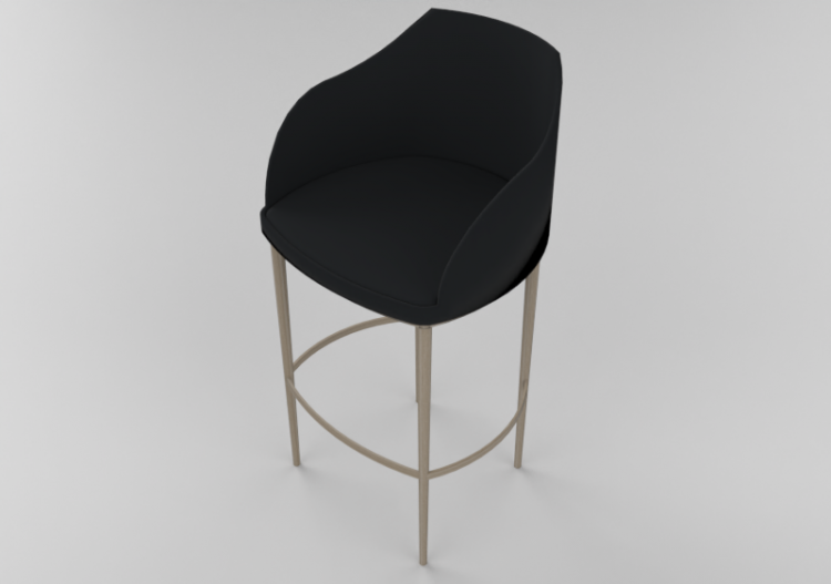 3D Stühle - Holzhocker - Sala Bella - Bloo - ACCA software