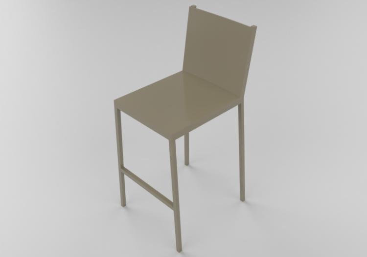 3D Stühle - Holzhocker lackiert - Sala Bella - Toy - ACCA...