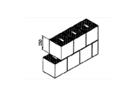 Bloque hueco (250*250*250) - MS 180