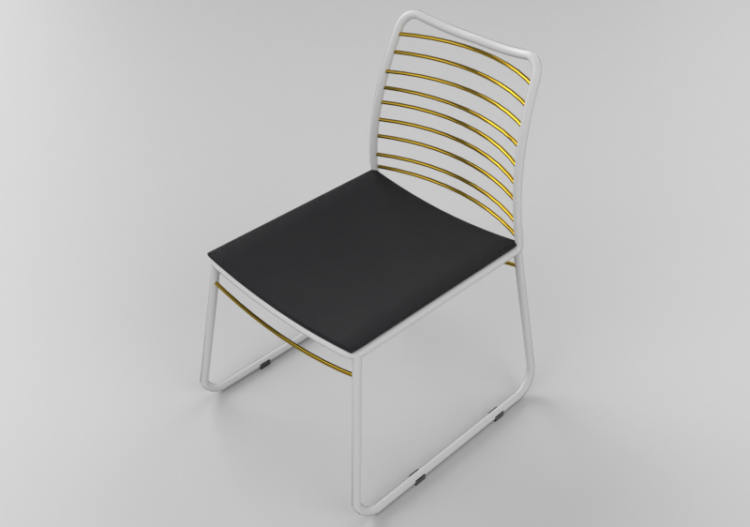 Sedie 3D - Sedia in legno laccato - Sala Bella - 1712 -...