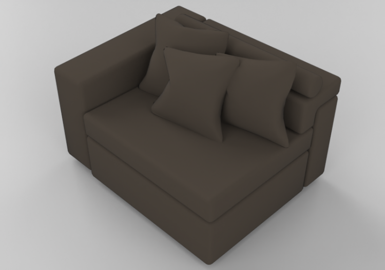 Divani 3D - Divano in tessuto - Sala Bella - Berk - ACCA...