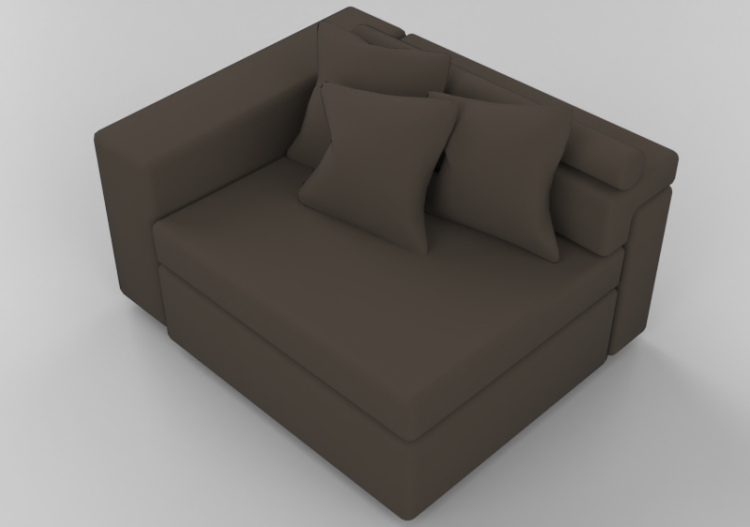 3D Sofa - Sofa with fabric lining - Sala Bella - Berk -...