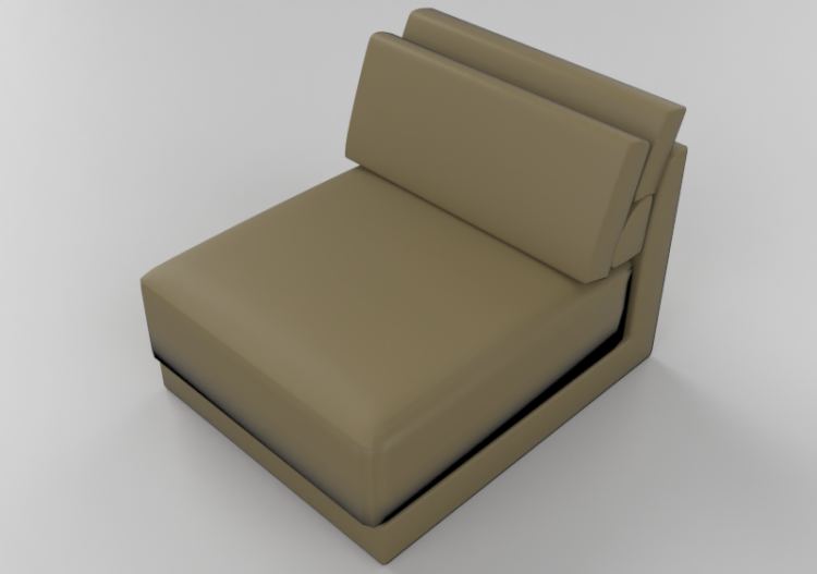 Poltronas y Sofás 3D - Sofá de tela - Sala Bella - Maori -...