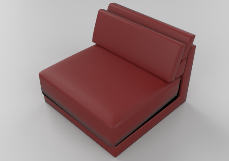 3D Sofa - Sofa with fabric lining - Sala Bella - Maori -...