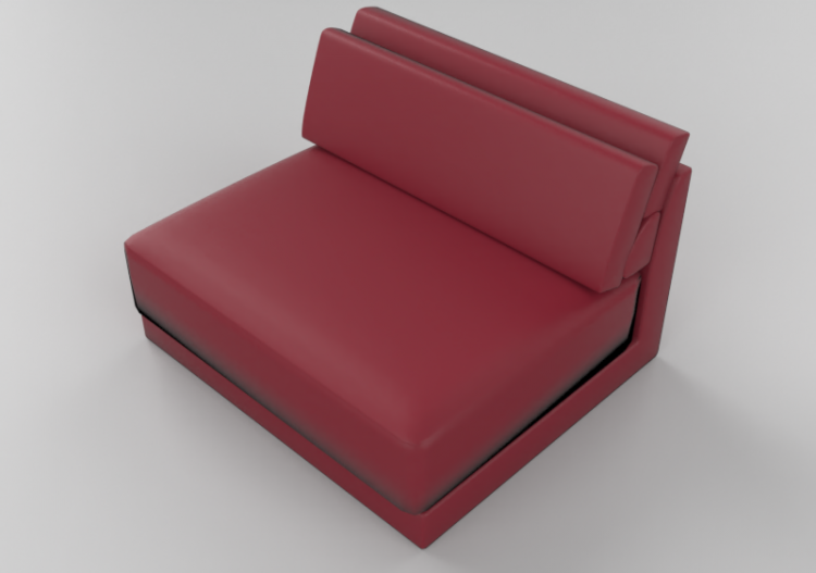 3D Sofa - Sofa with fabric lining - Sala Bella - Maori -...