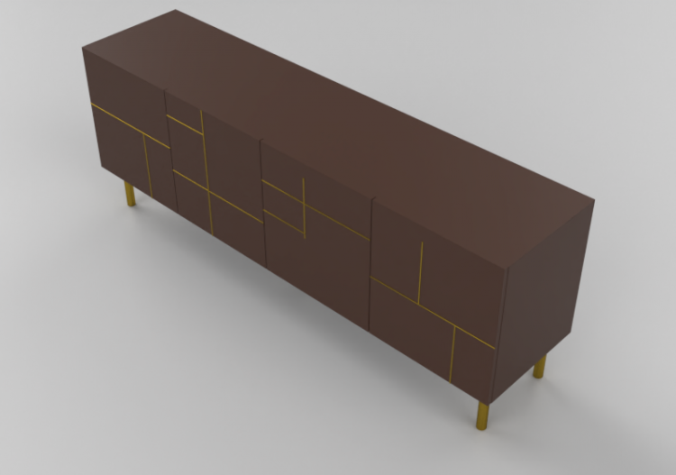 Mobili 3D - Mobile in legno - Sala Bella - Labirinto - ACCA...