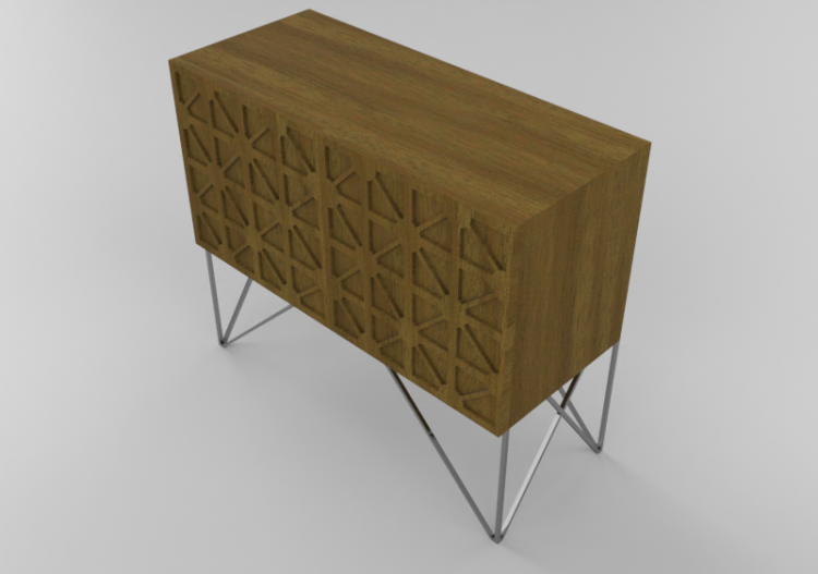 Mobili 3D - Mobile in legno - Sala Bella - Ladrilho - ACCA...