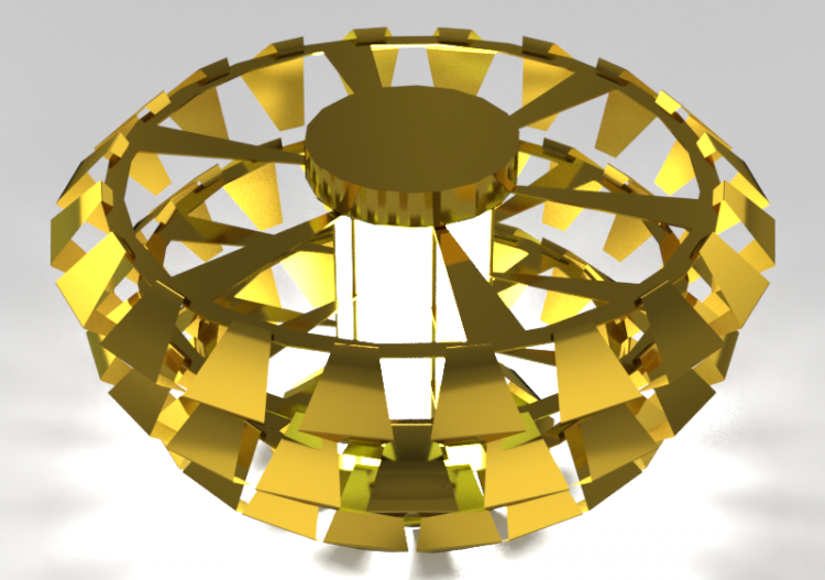 Lampe à plafond 3D - Lampe à plafond - Panzeri – Agave -...