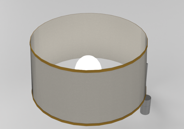 3D Wall Lamp - Wall mounted Lamp - Panzeri – Classic - ACCA...