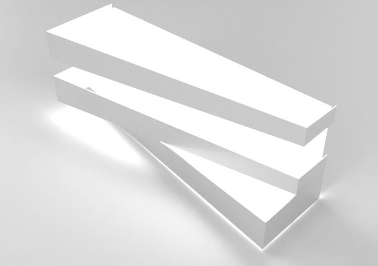 Lámpara de pared 3D - Lámpara de pared - Panzeri – Cross -...