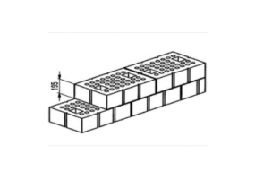 Bloco semimaci&ccedil;o concreto leve (450*300*195) - MS 300