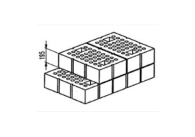 Light-weight cement block (450*300*195) - MS 350