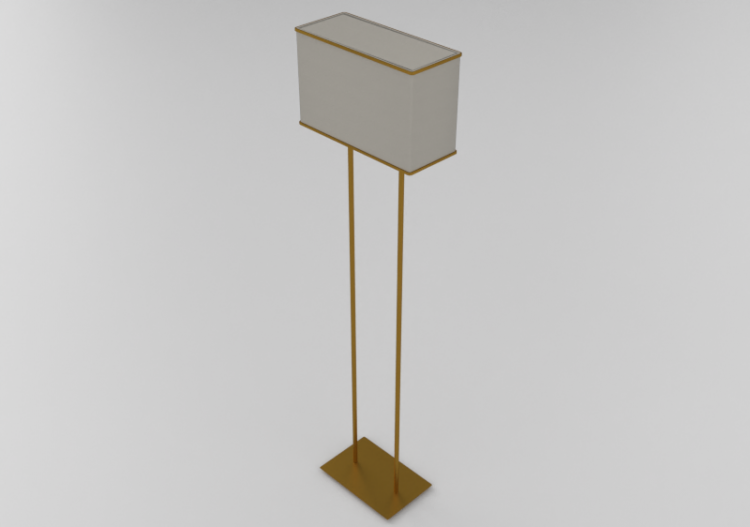 Lâmpada de assoalho 3D - Lâmpada de assoalho - Panzeri –...