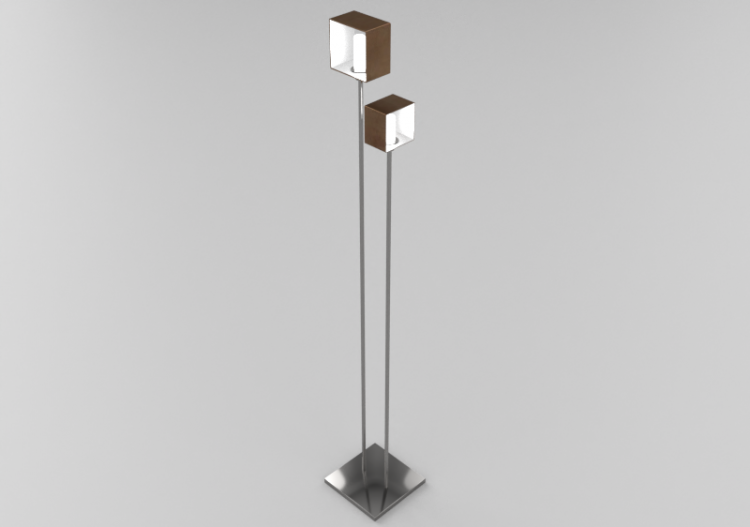 3D Floor lamp - Floor lamp - Panzeri – Domino - ACCA...