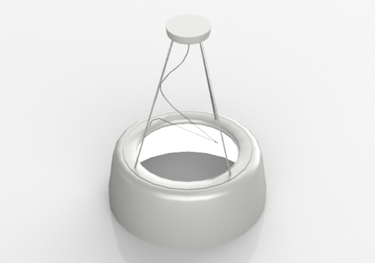 Lampada a sospensione 3D - Lampada a sospensione - Panzeri...