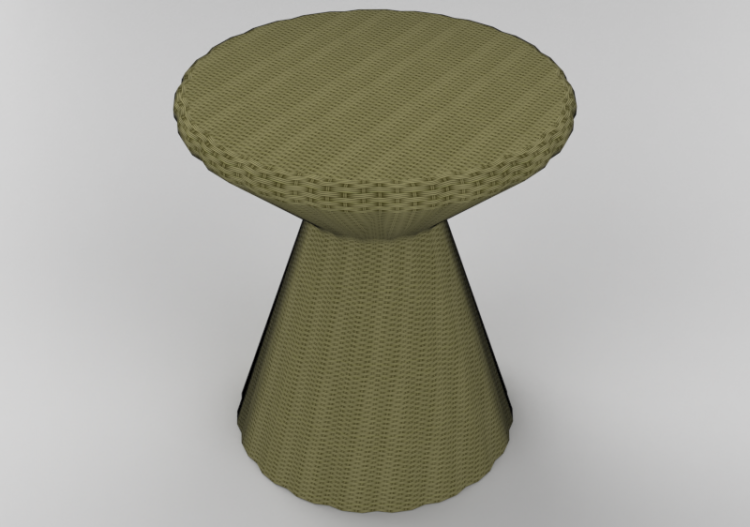Mesas 3D - Mesa de vime entrelaçado - Gervasoni - Bolla 12...