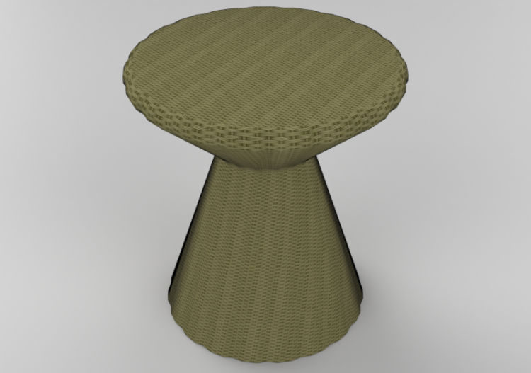 Tavoli 3D - Tavolo in vimini intrecciato - Gervasoni - ...
