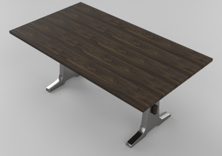 3D Tables - Wood Table - Gervasoni - Brick 134 - ACCA...
