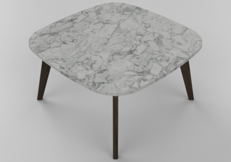 3D Tisch - Marmortisch - Gervasoni - Brick 231 - ACCA...