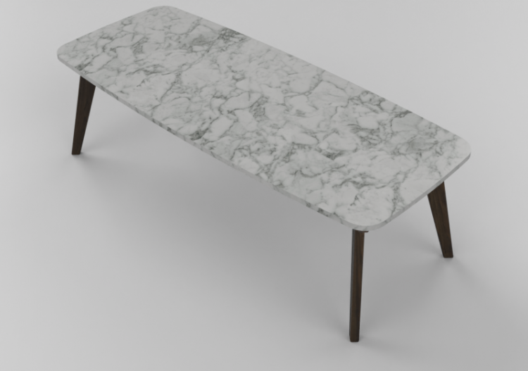 3D Tables - Marble table - Gervasoni - Brick 233 - ACCA...