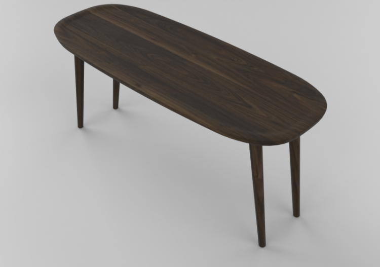 3D Tables - Wood Table - Gervasoni - Brick 247 R - ACCA...
