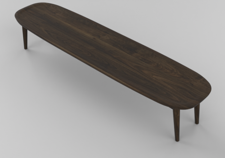 Tavoli 3D - Tavolo in legno - Gervasoni - Brick 248 R -...